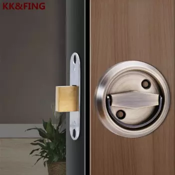 KK&FING Невидимый дверной замок из нержавеющей стали