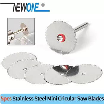 NEWONE Мини-диски для циркулярной пилы 5 шт., 22 мм, нержавеющая сталь