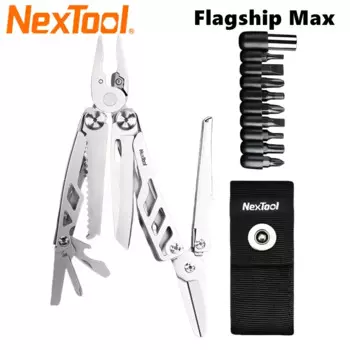 NexTool 14 в 1, флагманские многофункциональные плоскогубцы Max EDC, складной нож, тактические карманные ножи для выживания в кемпинге, многофункциональные инструменты, плоскогубцы