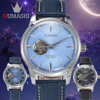 NH38, автоматическое движение, , полый циферблат, 40 мм, нержавеющая сталь, часы с сапфировым стеклом, водонепроницаемые часы, часы с кожаным ремешком