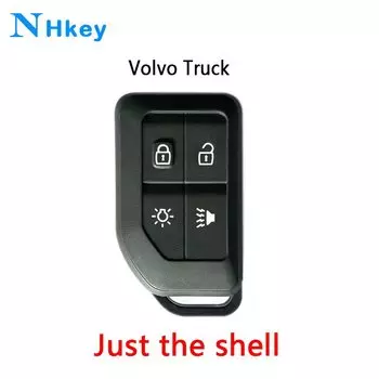 NHkey 4-кнопочный автомобильный смарт-ключа, чехол, подходящий для Volvo FM FH16, корпус ключа грузовика