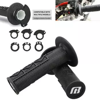NIBBI мотоциклетные ручки 22 мм 24 мм, универсальный набор ручек для мотокросса с замком для Honda EXC CRF YZF KXL RM 7/8 дюйма, внедорожный мото