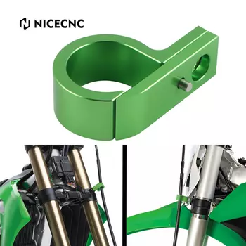 NiceCNC для Kawasaki KX250F 2017-2019 KX450F 2017-2018 KX450 2019-2021 KXF 250 450 мотоциклетный передний тормозной шланг, зажим для кабеля
