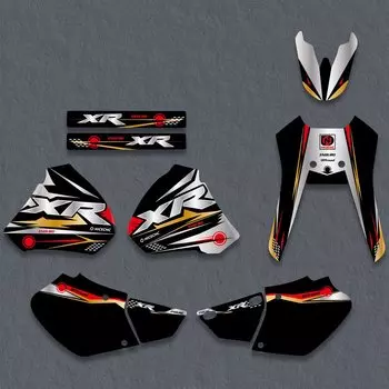 NICECNC новый мотоцикл полный обтекатель графический фон наклейки наклейки настраиваемые для Honda XR250 XR400 XR 250 400 1996-2004