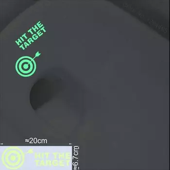NICELET Наклейки для унитаза Glow in the Dark