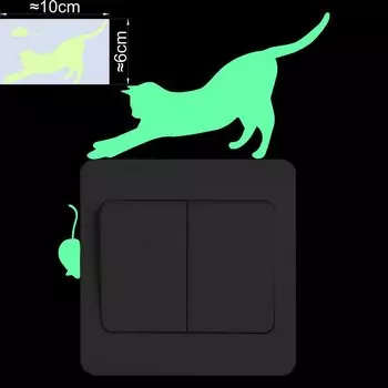 NICELET светоотражающая наклейка кошка и мышь