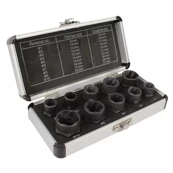 NICEYARD Комплект экстракторов болтов и гаек 10 шт.