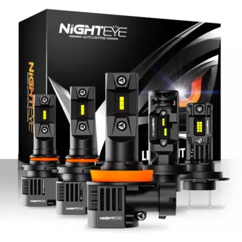 NIGHTEYE H7 Светодиодные лампы Canbus 35000LM Led h4 H11 H8 H9 9005 HB3 9006 HB4 Автомобильные фары 80 Вт 6500 К Белые мини-размерные лампы для автомобильных фар