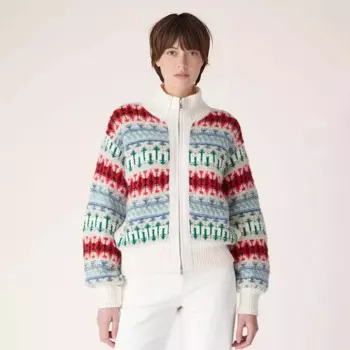 NIGO LP женский новый осенне-зимний кашемировый вязаный кардиган с воротником на молнии, свитер, пальто # nigo61113