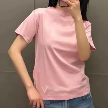 NIGO женская летняя однотонная хлопковая футболка с вышивкой букв и круглым вырезом, повседневная прямая футболка с короткими рукавами Ngvp # nigo8368