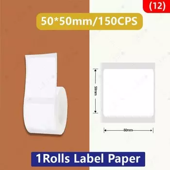 Niimbot B1/B21 белая/прозрачная наклейка для этикеток, мини-принтер, клей, удобный термопринтер для этикеток, водонепроницаемый и маслостойкий