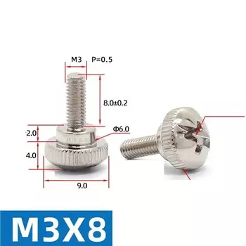 Никель/черный оцинкованный крестообразный ручной наконечник шаг с Высокой Головкой ручная затяжка регулируемые болты Болты с большим пальцем занавеска настенный стеклянный запорный винт