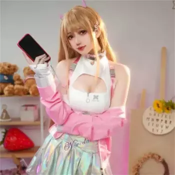 NIKKE богиня победы игра Випер косплей костюм парик обувь сапоги женский Випер сексуальный розовый костюм Хэллоуин карнавал женский костюм