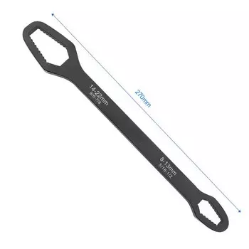 NINDEJIN Накидной ключ хромованадиевый 8-22 мм