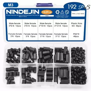 NINDEJIN Нейлоновые стойки для монтажа M2 M2.5 M3 M4