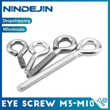 NINDEJIN Винты с овечьим ушком из нержавеющей стали M3-M10