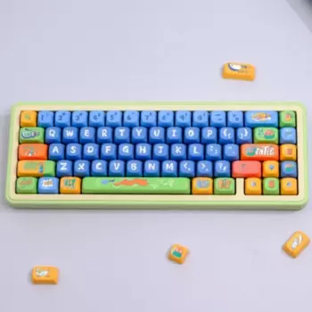 Ninja Key Cap PBT MOA Profile 129 клавиш/набор Double Shot Keycap Термосублимационная механическая клавиатура для настройки