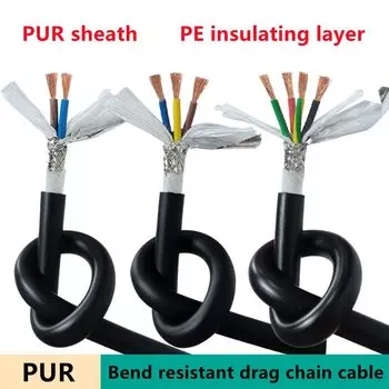 NIQEZNIL полиуретановый гибкий экранированный провод медный 2-20 жил 18AWG