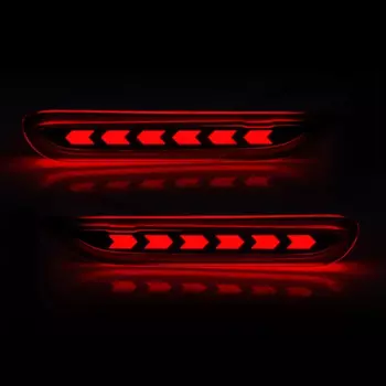 Nissan X-Trail T32 Rogue Qashqai J11 Leaf Pathfinder Infiniti Q50 QX60 JX35 Светодиодные Отражатели Заднего Бампера 2014-2016...