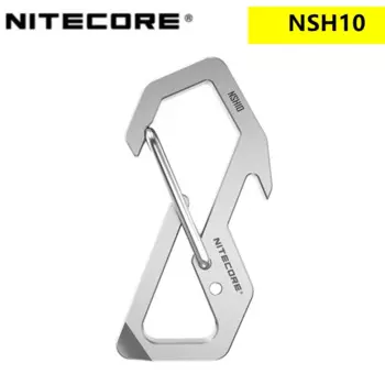 NITECORE NSH10 Многофункциональный титановый карабин