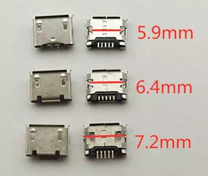 NIUKETAT Micro USB Connector 5pin