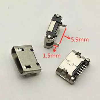 NIUKETAT Micro USB Connector 5pin DIP2