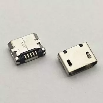 NIUKETAT USB SMD female socket разъемы для мобильных телефонов 50 шт