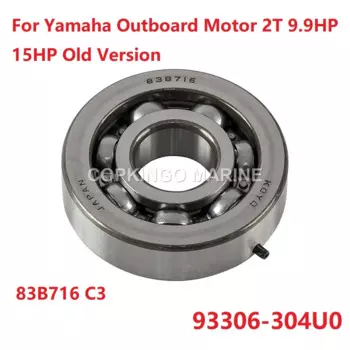 Нижний подшипник коленчатого вала для лодки 93306-304U0 для подвесного мотора Yamaha 2T 9.9HP 15HP старой модели