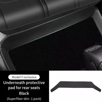 Нижний защитный коврик на заднее сиденье для Tesla Model 3Y, защитная подушка с полным объемным звуком, защита от грязи, кожаные автомобильные аксессуары