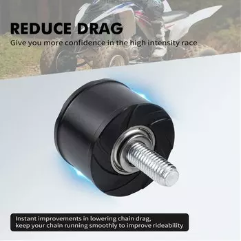 Нижняя цепь NICECNC, комплект направляющих роликов 35 мм, нейлон для Yamaha Raptor 700 700R 700RSE 2015-2023 2017 4D3-22178-00-00 ATV UTV