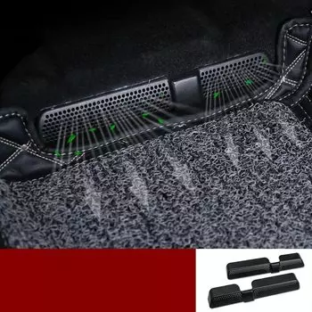 Нижняя крышка воздуховыпускного отверстия автомобильного сиденья Abs для Skoda Kodiaq Karoq Gt внутренние молдинги аксессуары 2017 2018 2019 2020 2021 2022 2023