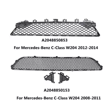 Нижняя решетка радиатора для Mercedes Benz C Class AMG W204 C300 2008-2014 A2048850153 A2048850853, передний бампер, Центральная решетка радиатора
