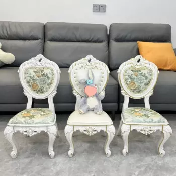 Низкие стулья в скандинавском стиле, домашний прочный стул со спинкой, Обучающие стулья со спинкой, белые толстые стулья для взрослых, мебель для гостиной