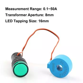 NJXSE светодиодный индикатор тока 16 мм