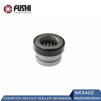 NKX40Z комбинированные подшипники 40*52*60*32 мм (1 шт.) игольчатый роликовый упорный шарикоподшипник NAX4032Z с корпусом NKX40 Z