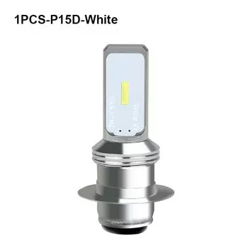 NLpearl 1X P15D светодиодные лампы для мотоциклетных фар супер яркие CSP 1860SMD 1200ML 6000K белый BA20D светодиодные лампы для мотоциклетных фар 12 В