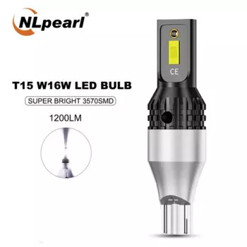 NLpearl 1x сигнальная лампа T15 Led Canbus 3570SMD 10 Вт Супер яркие светодиодные лампы W16W 912 921 для резервного парковочного фонаря заднего хода 12 В