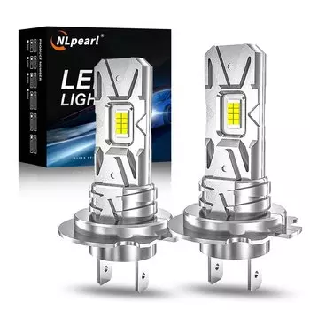 NLpearl 2x Canbus H7 светодиодная лампа 25000LM 60 Вт без ошибок 1:1 миниатюрный размер фары 3570 CSP для автомобильных фар авто противотуманные фары H7 Led 12V