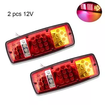 NLpearl 2x прочный водонепроницаемый светодиодный задний светильник для грузовика, прицепа, ATV, караван, задний тормозной светильник, стоп-сигнал, задний фонарь, автомобильный светильник в сборе