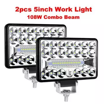 NLpearl 4'' 5'' 6'' 7-дюймовый светодиодный светильник для бездорожья, точечный прожектор, светодиодный рабочий фонарь для грузовика, автомобиля, лодки, трактора 4x4 Atv, фары 12 В 24 В