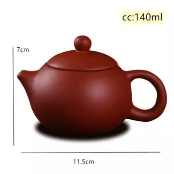 NLSLASI Чайник из фиолетовой глины 140 мл