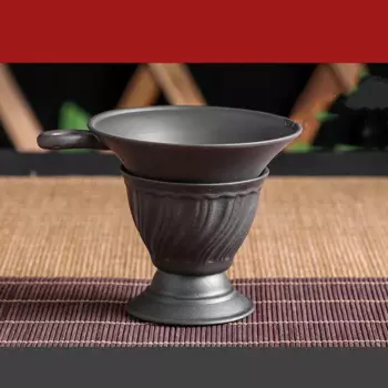 NLSLASI Фиолетовый глиняный ситечко для чая