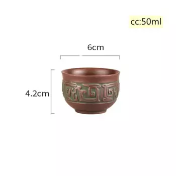 NLSLASI Фиолетовый ручной чайник из необработанной глины