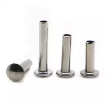 M2 M2.5 M3 M4 M5 A2 Полутрубчатые заклепки с овальной головкой из нержавеющей стали 304, полуполый хвостовик с круглой головкой GB873