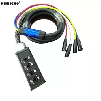 NMBJCKO CAT6 4 пары Stp сетевой мультикабель экранированный Ethernet RJ45 цифровой аудио кабель 30 м BOX Snake