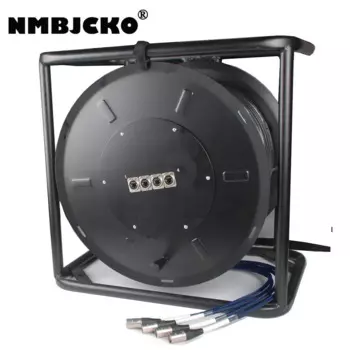 NMBJCKO CAT6 4 пары stp сетевой мультикабель экранированный Ethernet RJ45 цифровой аудио кабель 80 м Катушка змея