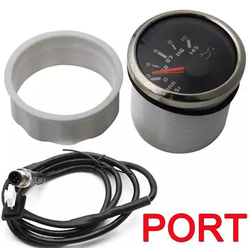 NMEA 2000 52 мм Манометр масла Пресс-метр масла для лодок, яхт, автомобиля 0-10 бар 0-145 PSI Порт Боковая плата NMEA2000 по индивидуальному заказу