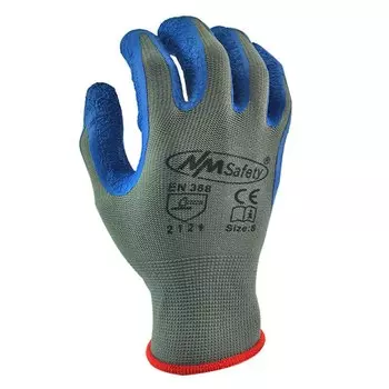 NMSafety лучший захват ультратонкие вязаные латексные Dip нейлоновые рабочие перчатки