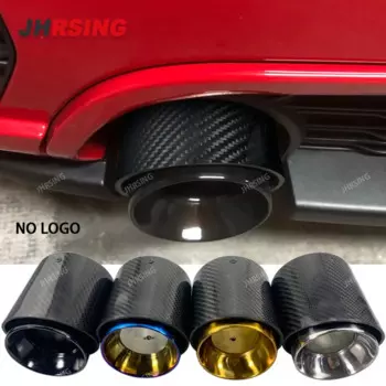 Мини-наконечник глушителя из углеродного волокна без логотипа, подходят для R55 R56 R57 R58 R59 R60 R61 F54 F55 F56 F57 F60 mini Cooper