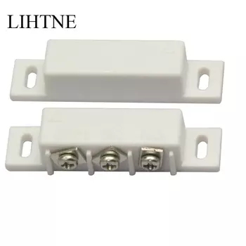 NO NC Проводной дверной магнитный контактный переключатель Сигнализация Герконовые переключатели Датчик двери